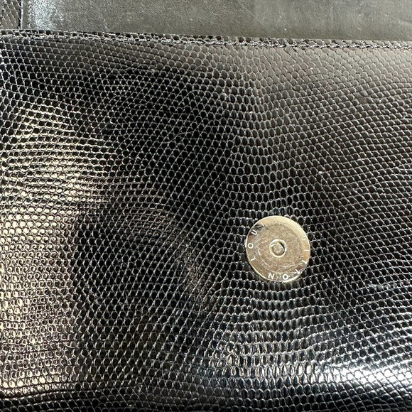 Louis Vuitton Exotic Lizard Leather Rossmore PM Black Evening Crossbody LV Bag - Picture 13 of 15